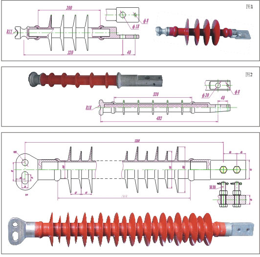 FS-(10-220)复合横担绝缘子