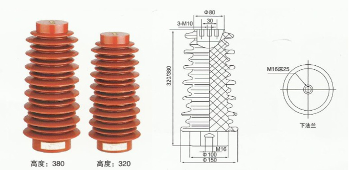 35KV CG5户内高压带电显示装置传感器（宝塔形）