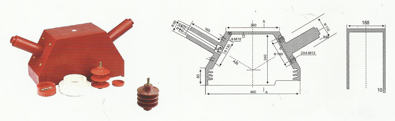 ZW6-12户外柱上真空断路器全套绝缘件