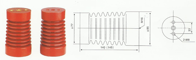 ZJ-10Q Φ85×140(145)支柱绝缘子
