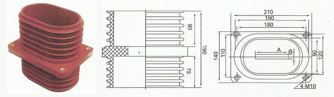 TG-10Q/110X180,140X200环氧树脂穿墙套管