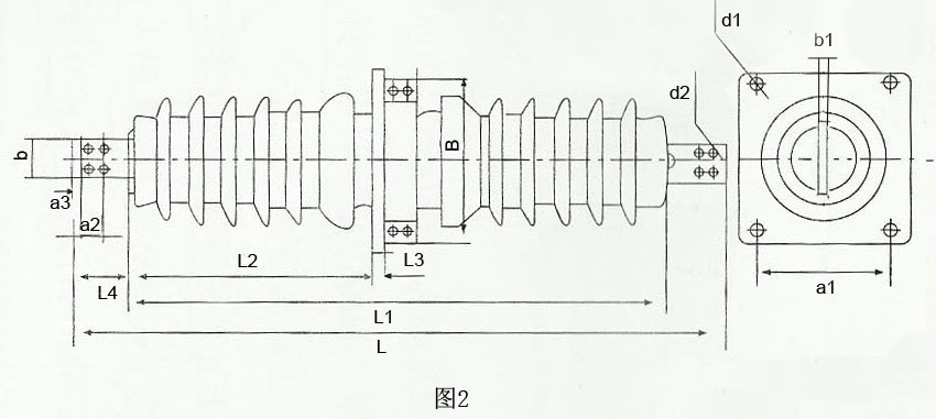 CWB-35KV/(400-3000)A户内外铜导体高压穿墙套管