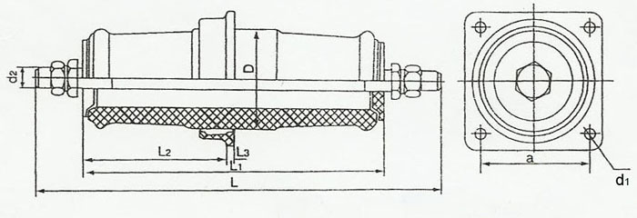 CC-10/2000A高压穿墙套管
