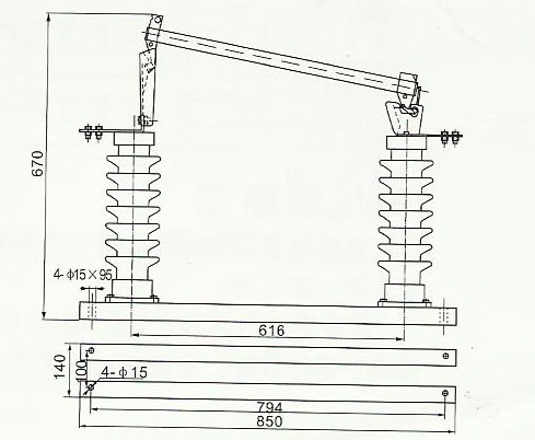 跌落式熔断器技术参数说明 跌落式熔断器技术参数说明