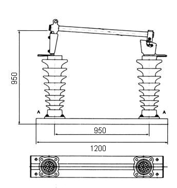 RW6-66kV户外交流高压跌落式熔断器