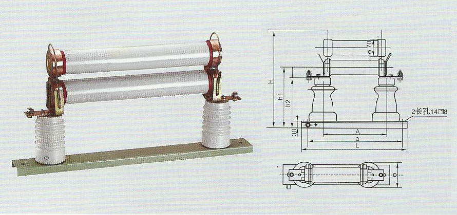 RN1,RN3双管高压熔断器